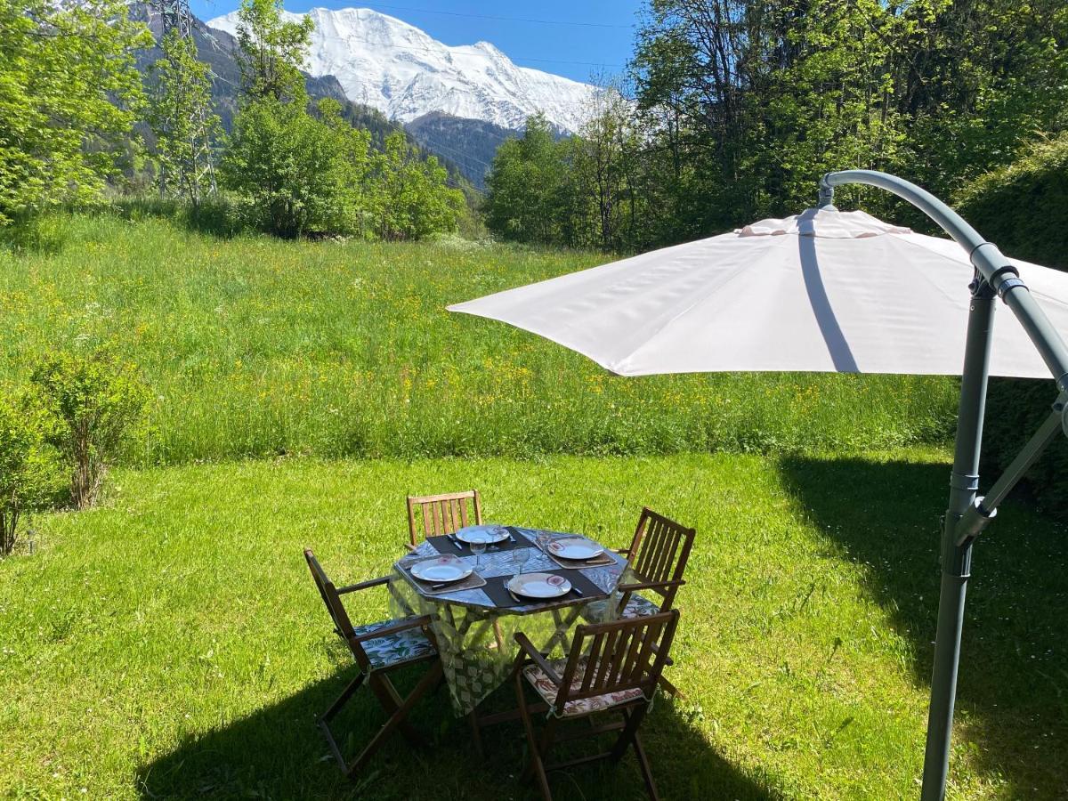 Appartement Lumineux Et Cosy En Rez De Jardin Saint-Gervais-les-Bains Bagian luar foto